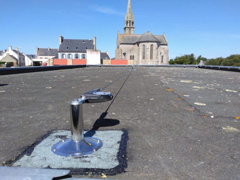Ligne de vie toiture Landunvez - Brest Quimper