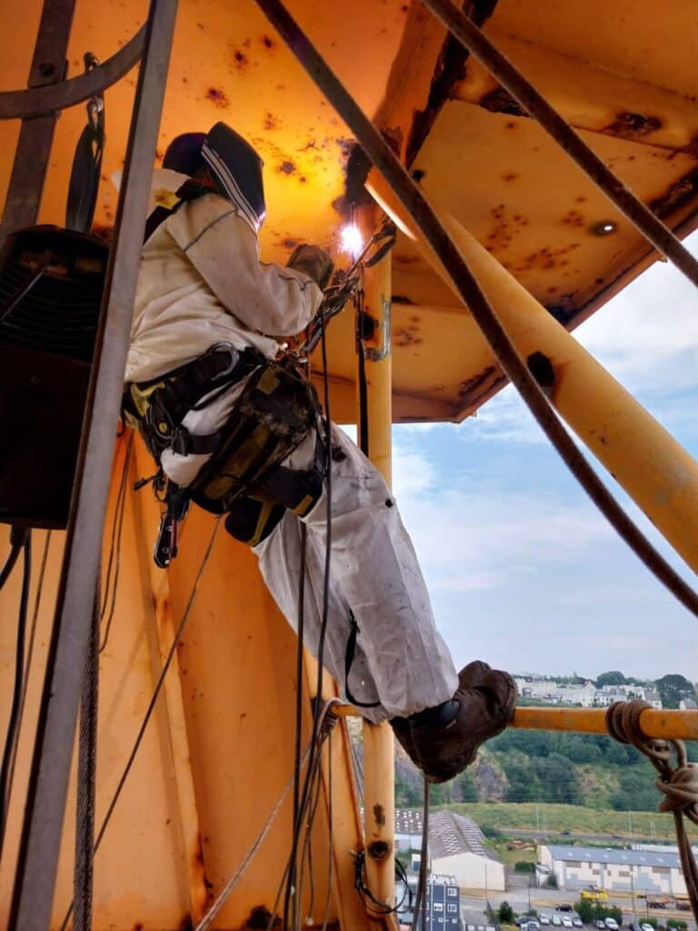 Soudure Grue port de Brest 1 - Brest Quimper