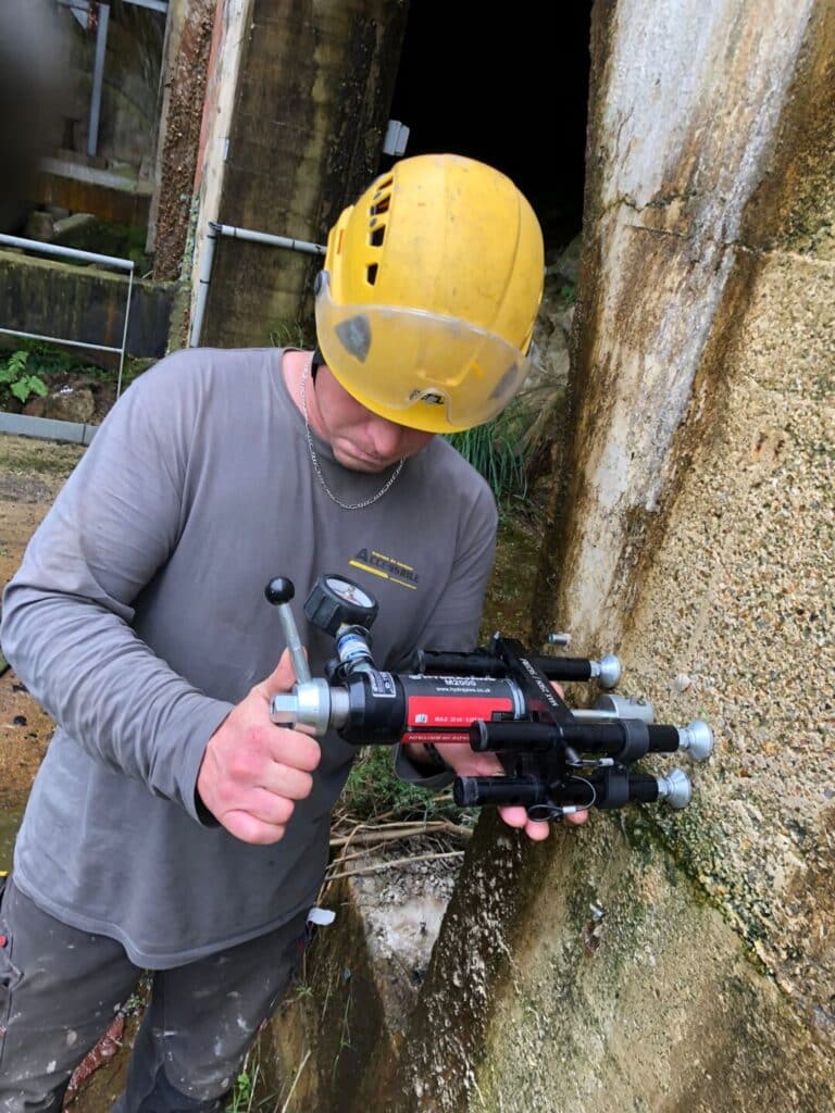 Test dancrage extractometre - Brest Quimper